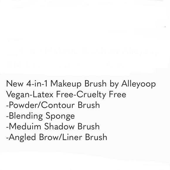 Alleyoop Multi-Tasker 4-In-1 Makeup Brush - Picture 4 of 5